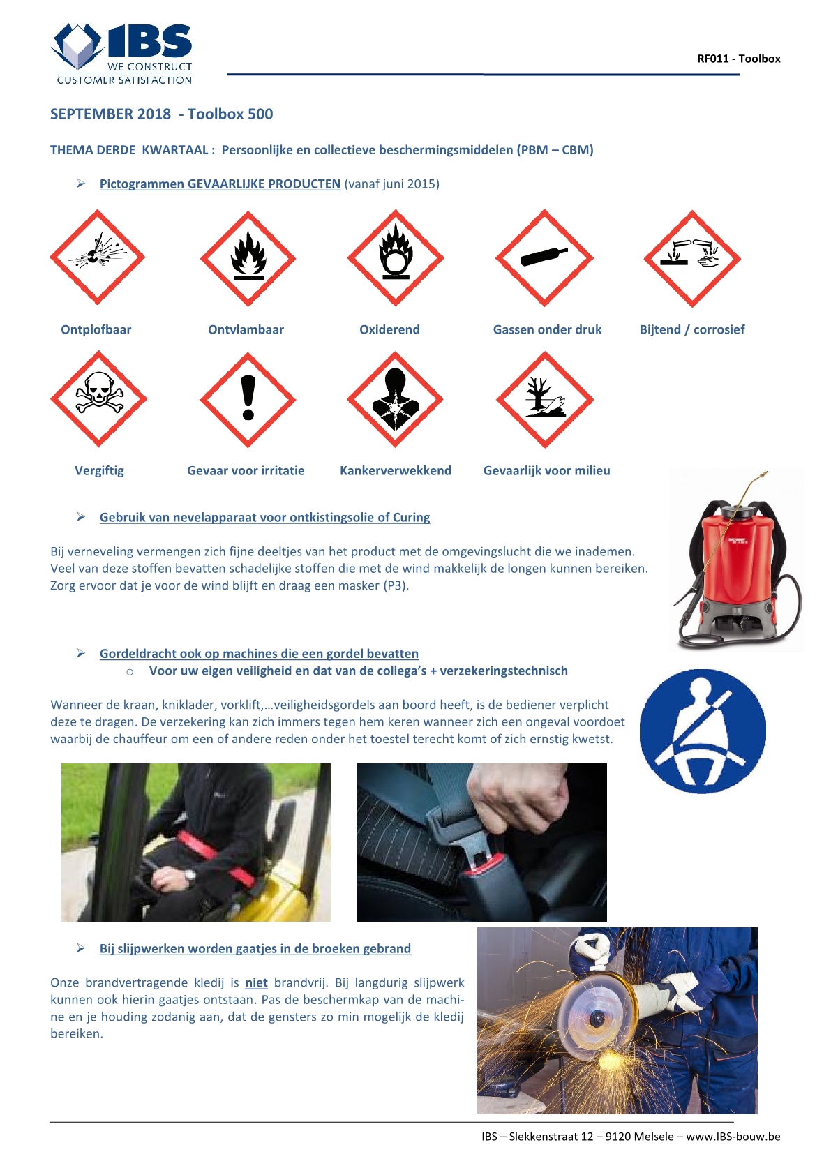 Veiligheidstools Ibs Bouw Bouwbedrijf